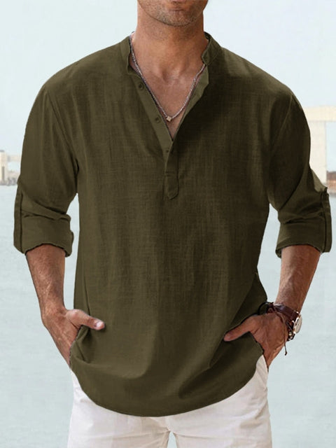 Oliver™ | Breathable Linen Shirt