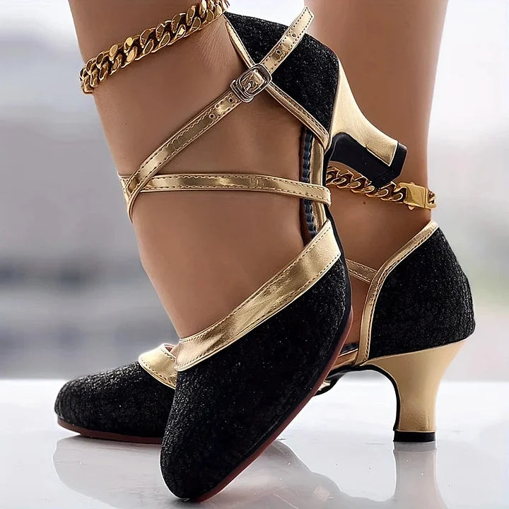Talia | Elegant Chunky Heel Sandal