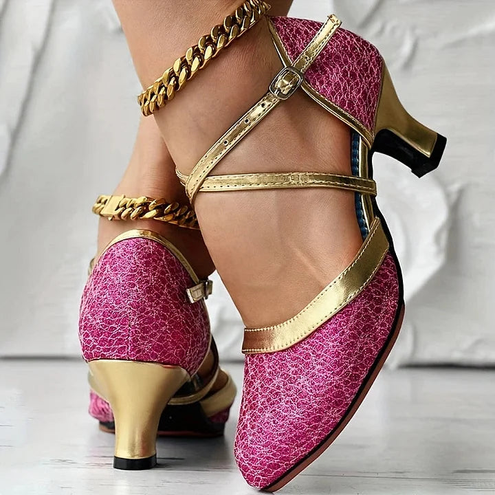 Talia | Elegant Chunky Heel Sandal
