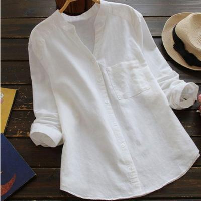 Dahlia | Elegant Linen Long-Sleeve Blouse