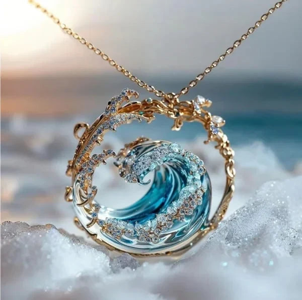 Azure Pledge Necklace | Gold 18k