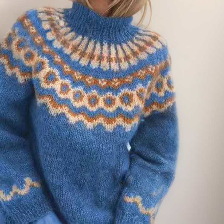 Olivia | Comfortable High Neck Sweater