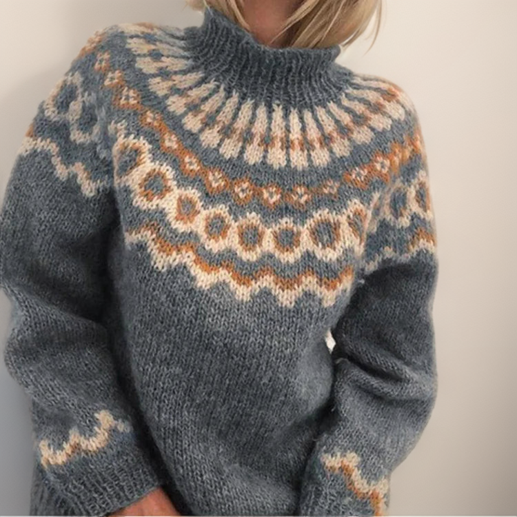 Olivia | Comfortable High Neck Sweater