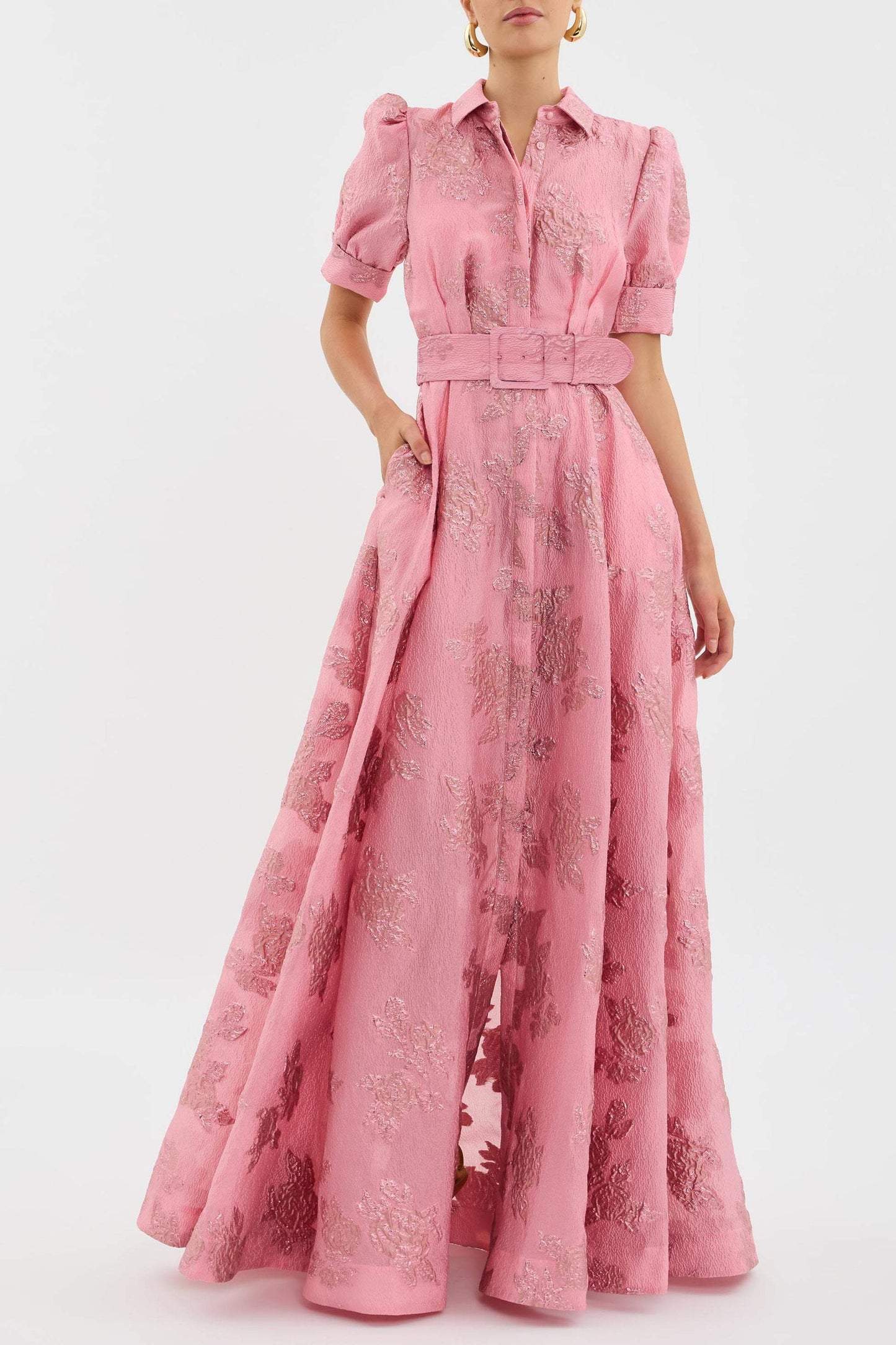 Selena | Short Puff Sleeves Dress