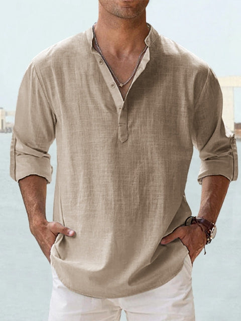 Oliver™ | Breathable Linen Shirt