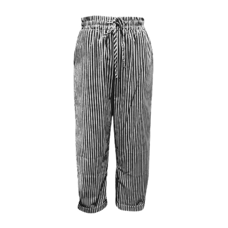 Lucy | striped trousers in linen and cotton
