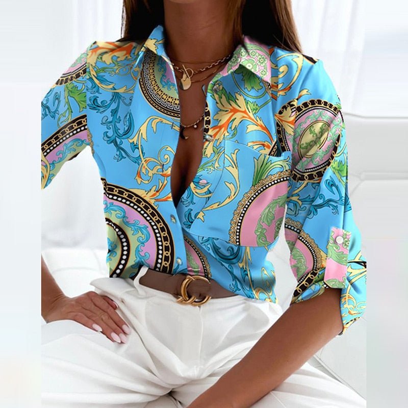 Sienna | Elegant Blouse with Lapel Collar