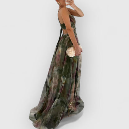 Vada | Maxi dress with floral print