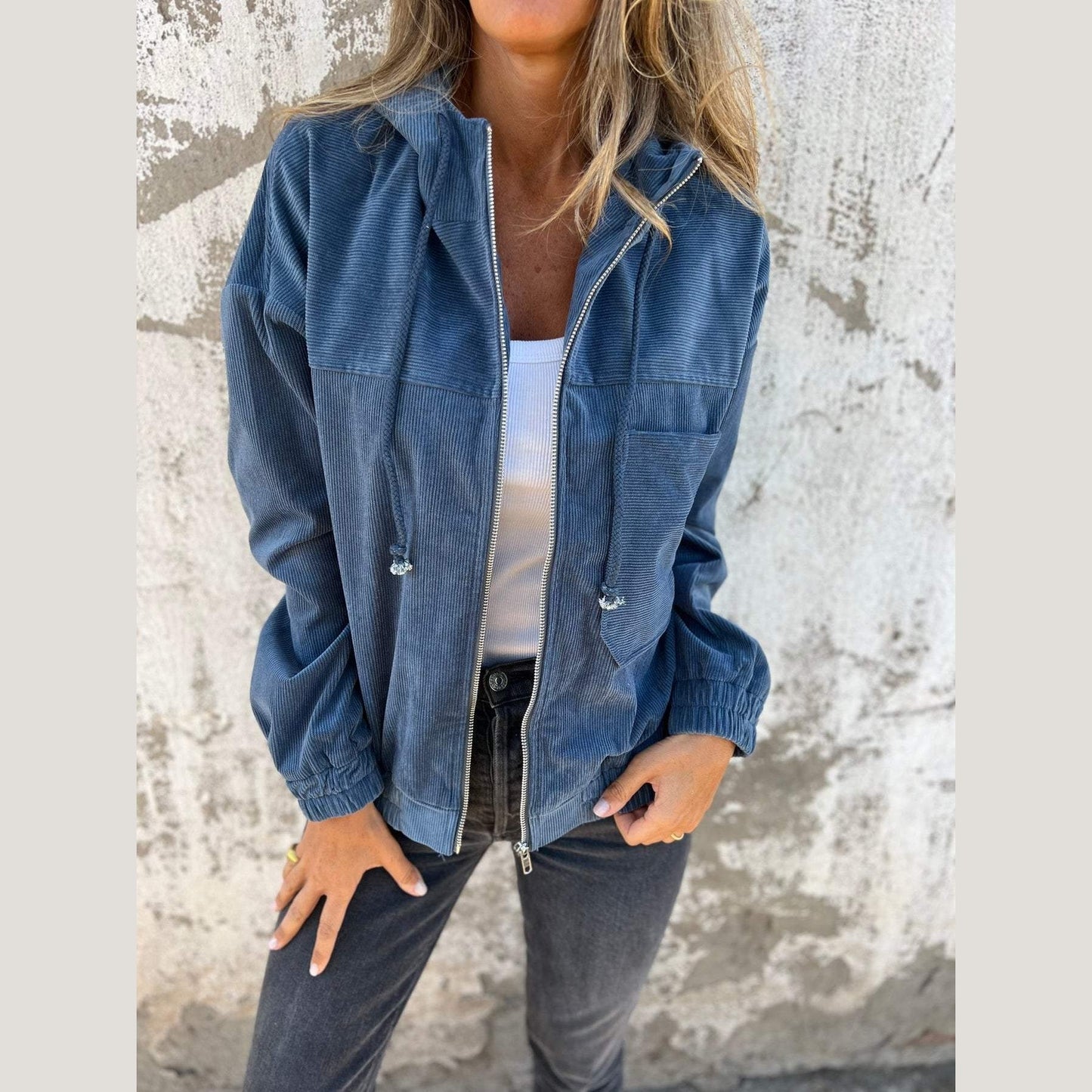 Arielle | Casual Jacket with Hood and Zip