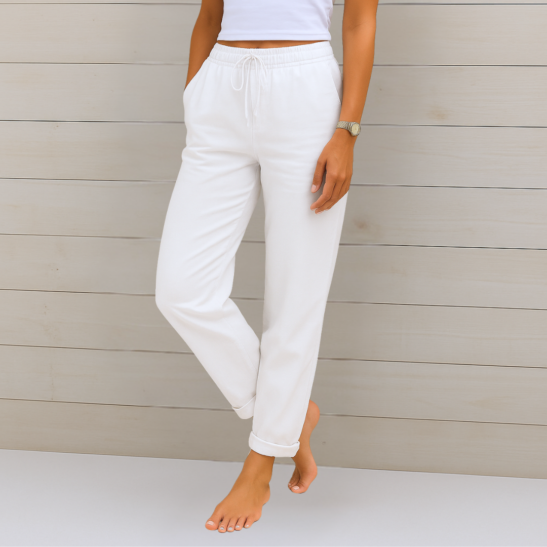 Ella |Premium breathable linen stretch pants