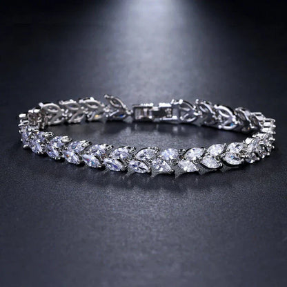 Nemorina Foliora Bracelet | White Gold 18k