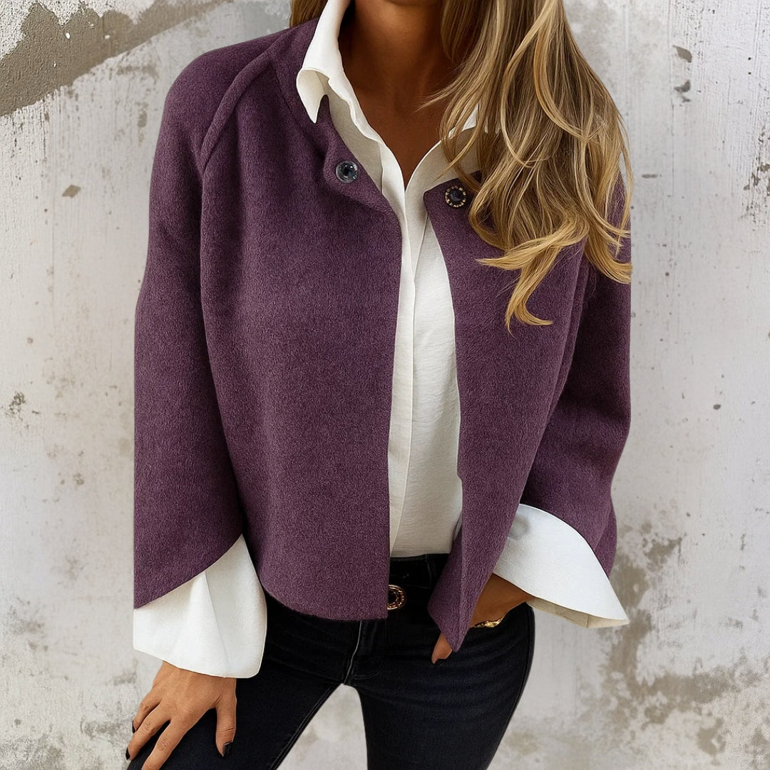 Amelia | Short Cashmere-Touch Elegance Jacket