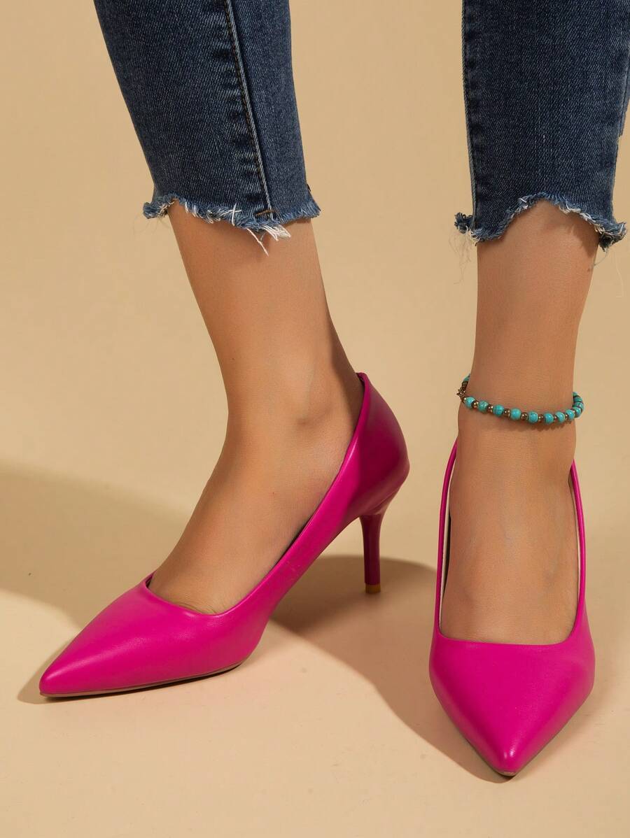 Camila – Two-Tone Buckle Slingbacks