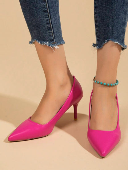 Camila – Two-Tone Buckle Slingbacks