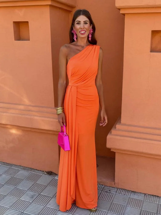 Lia™ - Asymmetrical Maxi Dress