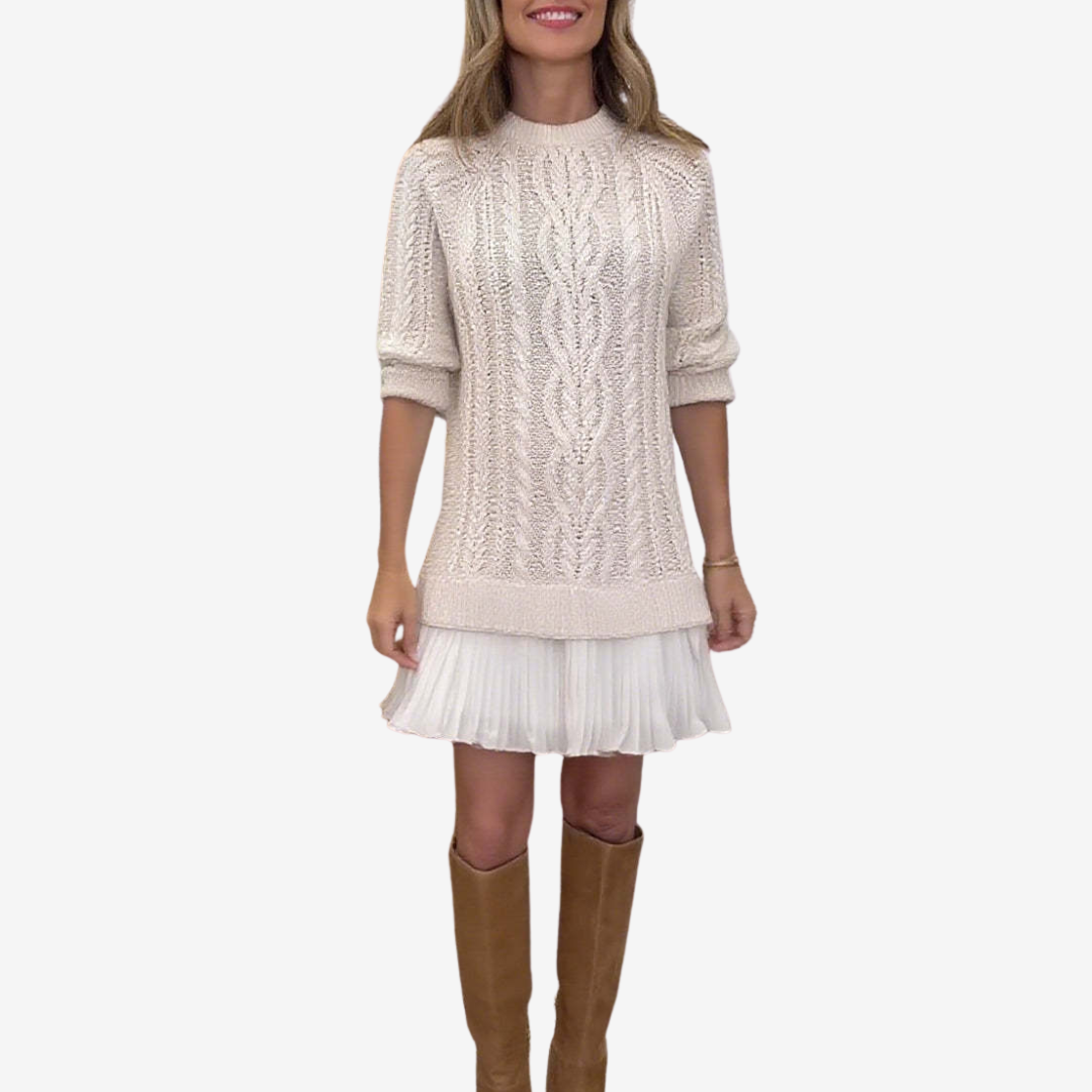 Gaëlle™ | Knit Sweater Dress