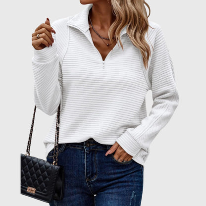Molly | Elegant Half-Zip Sweater