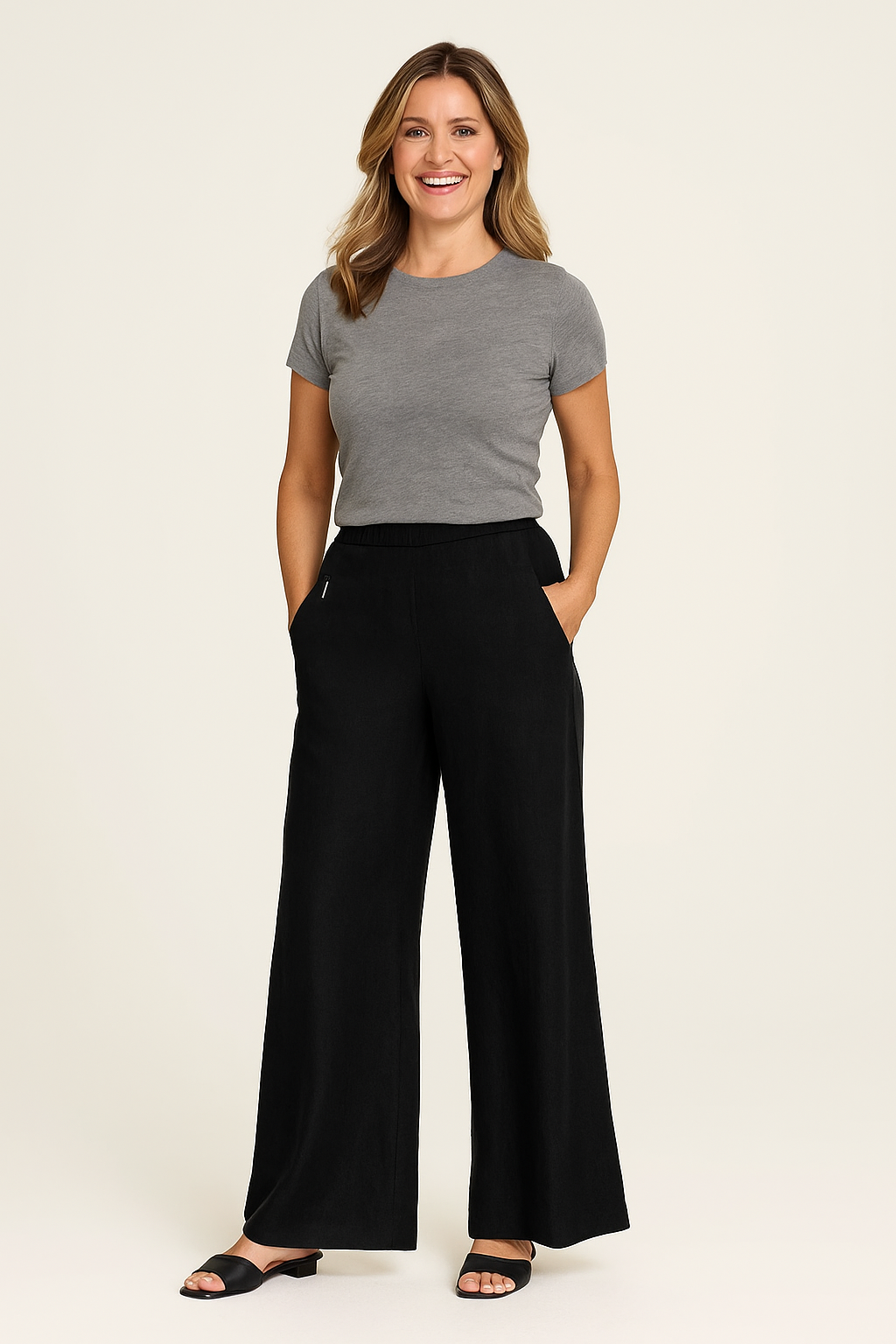 Emma – Wide Leg Trousers