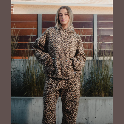 Phoebe | Comfort Leopard Hoodie (Unisex)