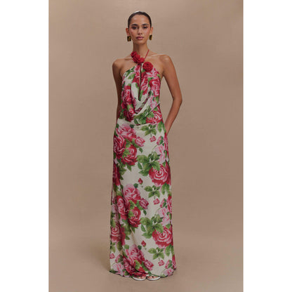 Rosalia Cowl Neck Maxi Dress - Sonia Rose Print