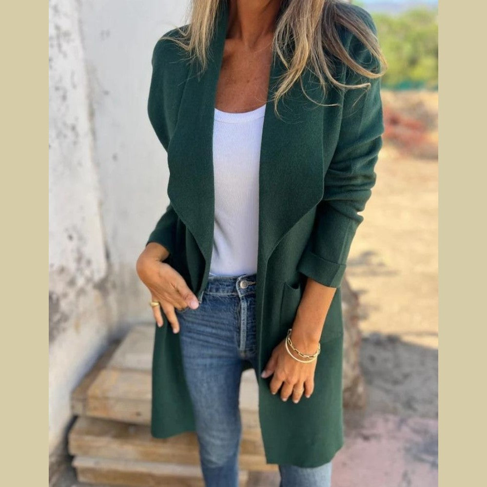 Florence | Casual Lapel Knit Cardigan