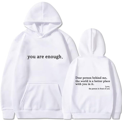 You Are Enough - Unisex Oversized Hoodie