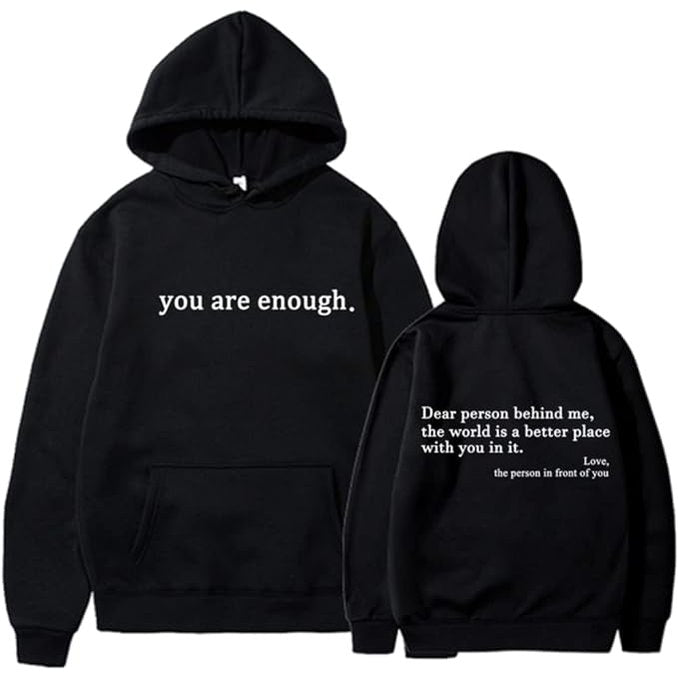 You Are Enough - Unisex Oversized Hoodie