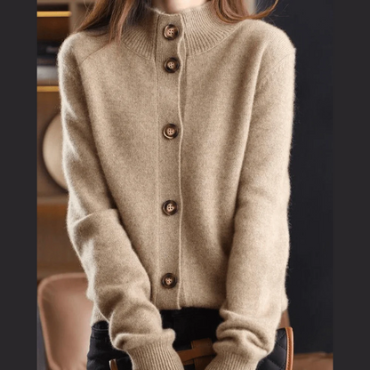 Claire | Retro-Style Cashmere Cardigan