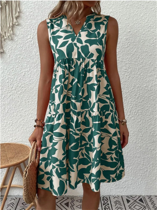 Theia | Blooming Flowy Dress