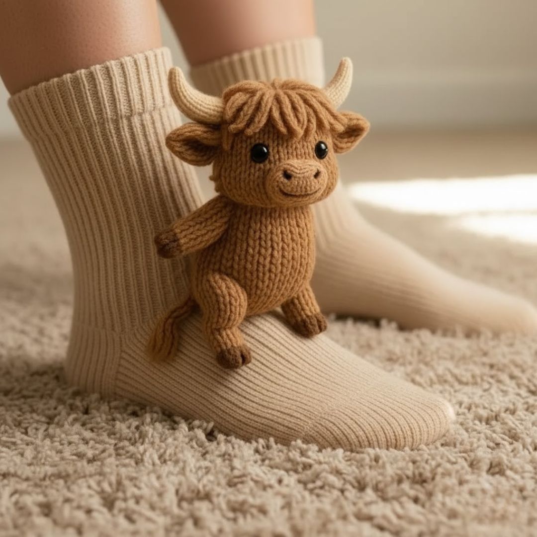 Hugo | Ultra-Soft Cozy Animal Socks