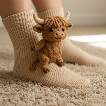 Hugo | Ultra-Soft Cozy Animal Socks