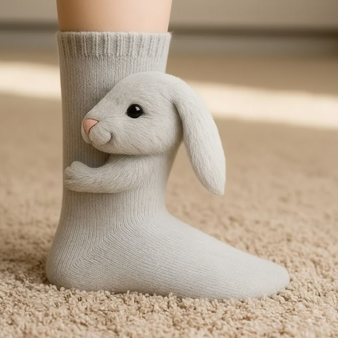 Hugo | Ultra-Soft Cozy Animal Socks