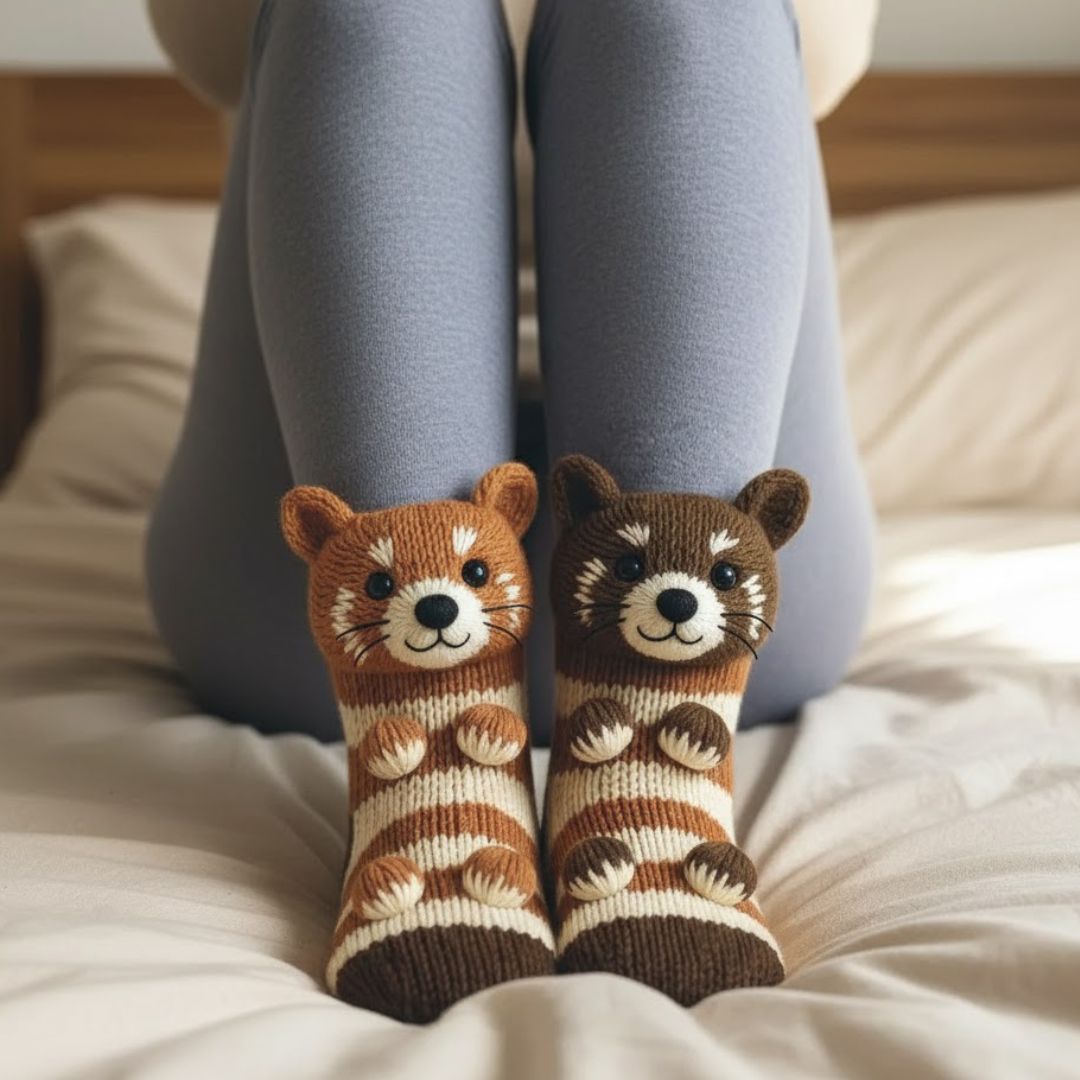 Hugo | Ultra-Soft Cozy Animal Socks