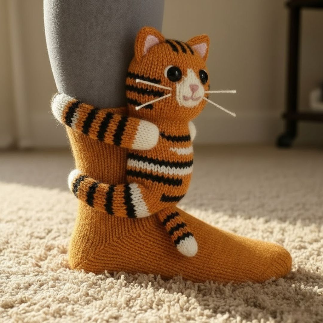 Hugo | Ultra-Soft Cozy Animal Socks