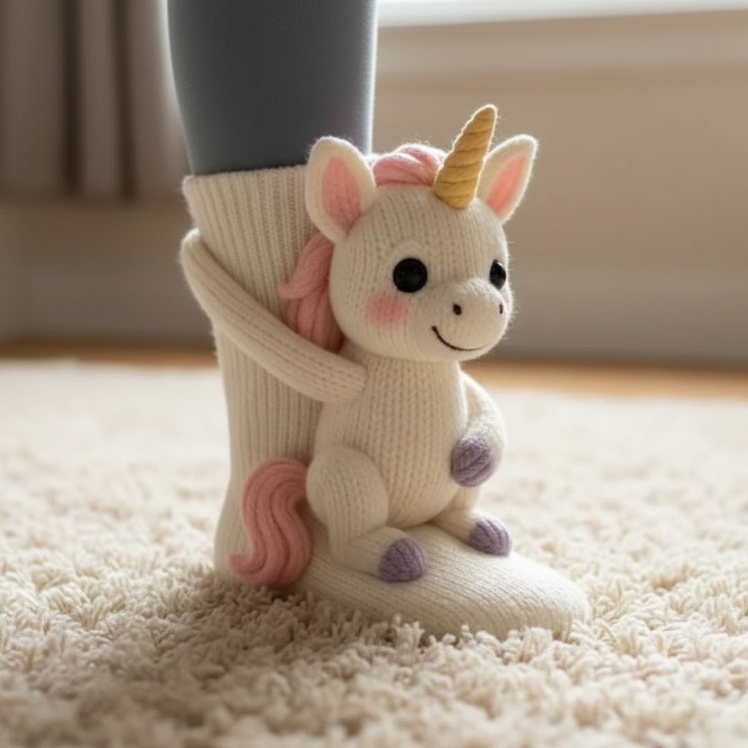 Hugo | Ultra-Soft Cozy Animal Socks