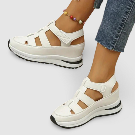 Larkin - Closed Toe Platform Orthopedic Sandals