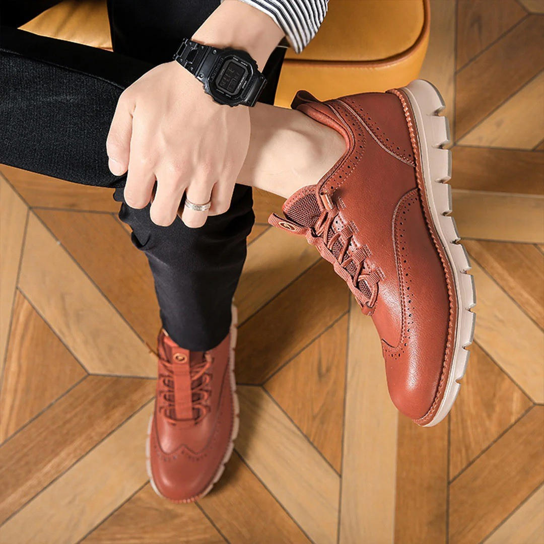 Alessandro | Italian Leather Comfort Oxfords