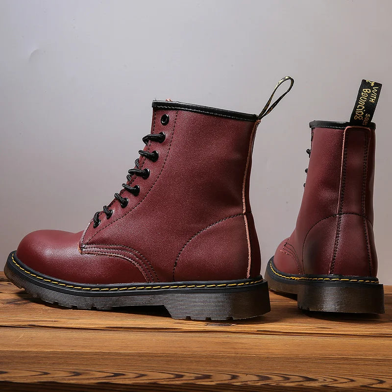 Leonard | Classic Lace-Up Comfort Boots