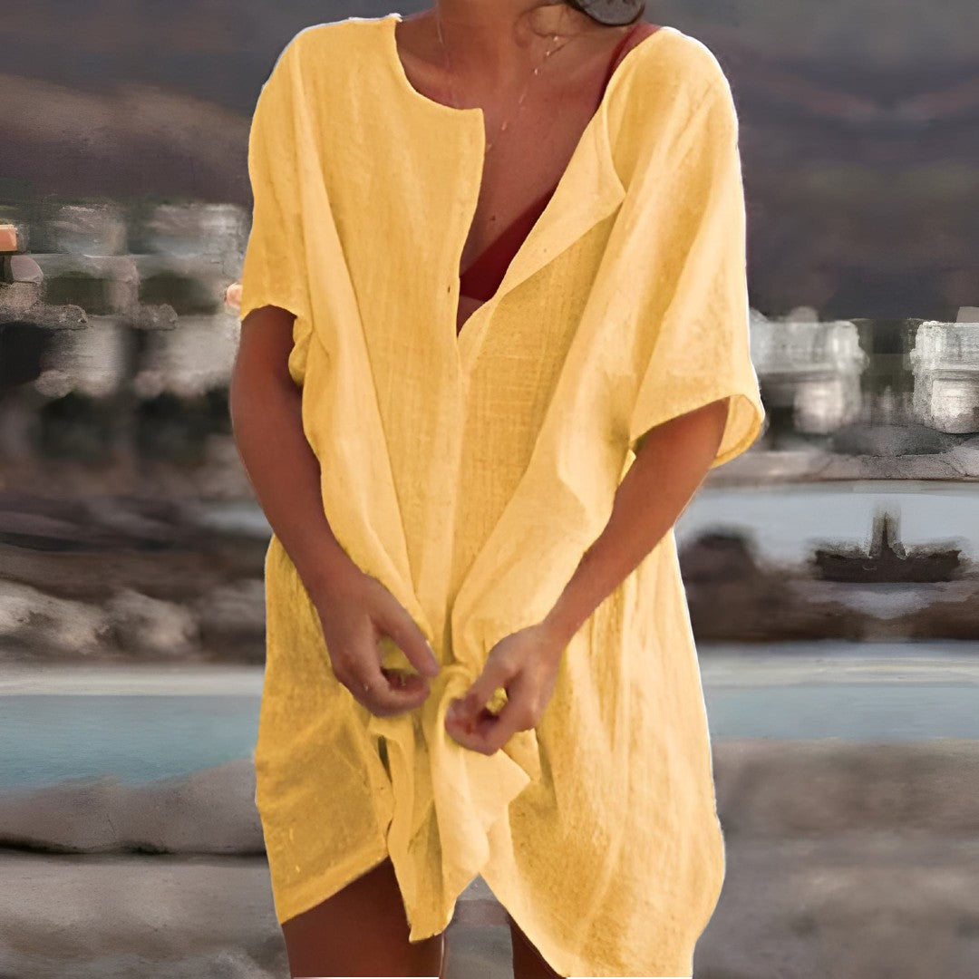 Nina | DAGRUN Linen Beach Dress