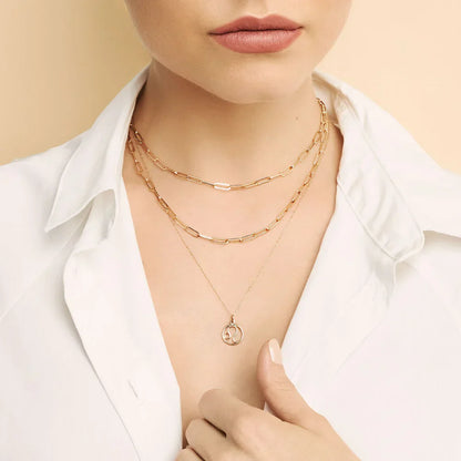 Zodiac sign necklace - Gold 18k
