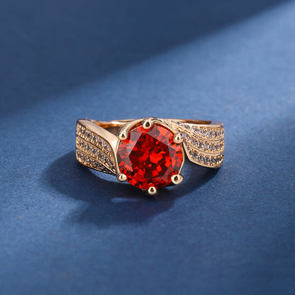 Crimson Champagne Set | Rose Gold 14k