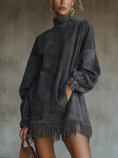 Serena | Luxe Fringe Mini Dress