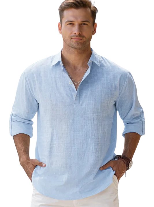 Oliver™ | Breathable Linen Shirt