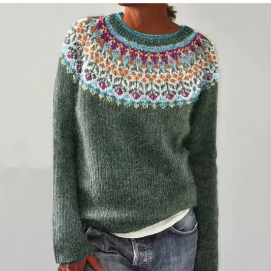 Silvana™ - Comfortable Retro Sweater