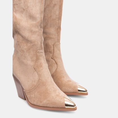 Roxy Suedine Khaki Boots