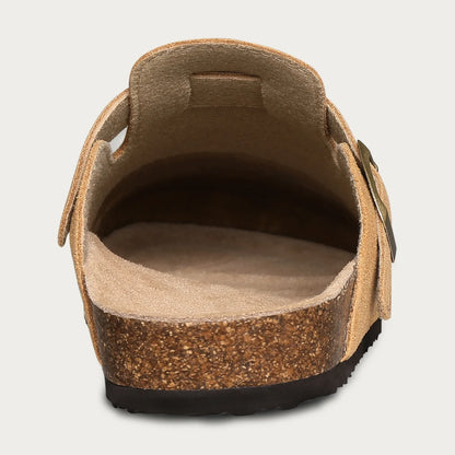 Crestar™ | Classic Cork Suede Clogs