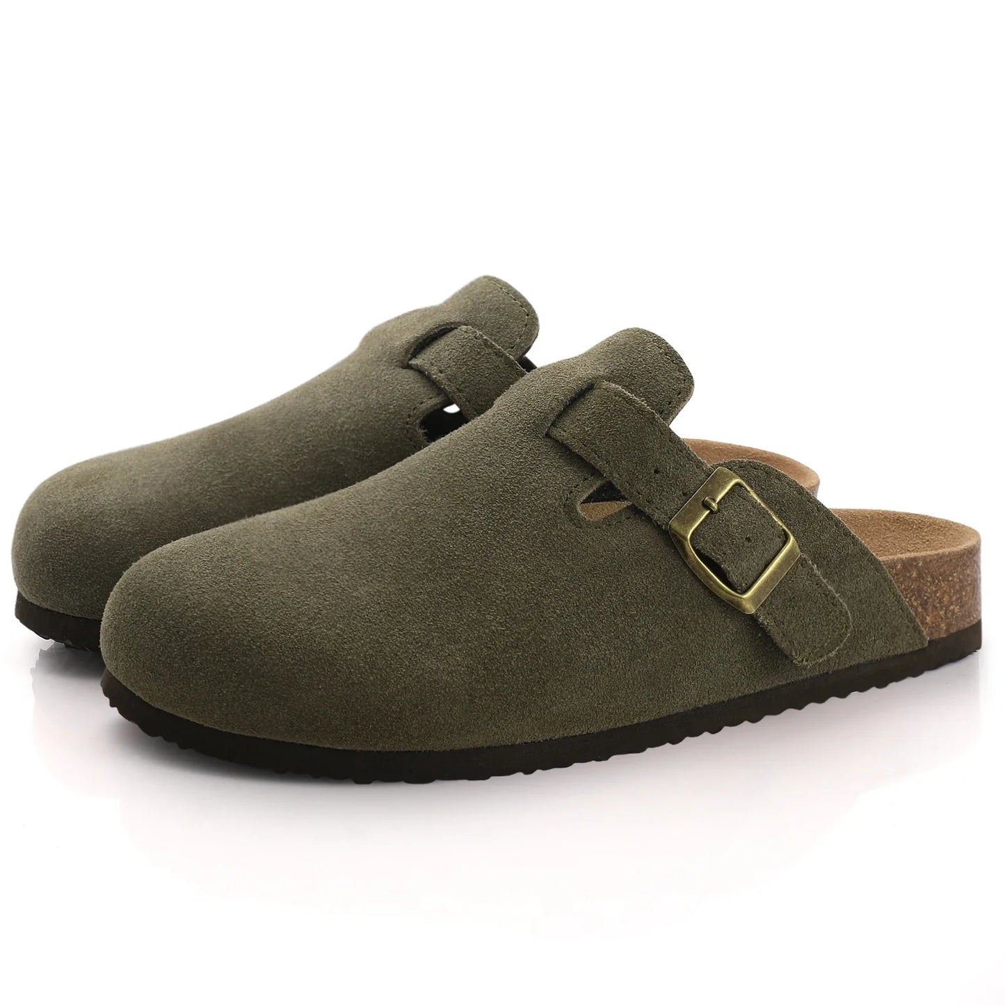 Crestar™ | Classic Cork Suede Clogs