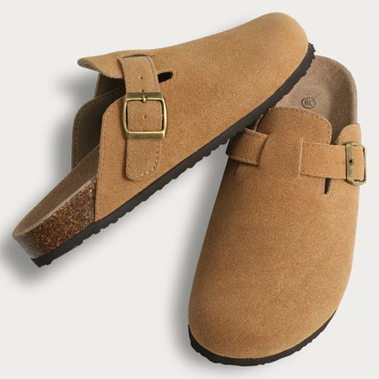 Crestar™ | Classic Cork Suede Clogs