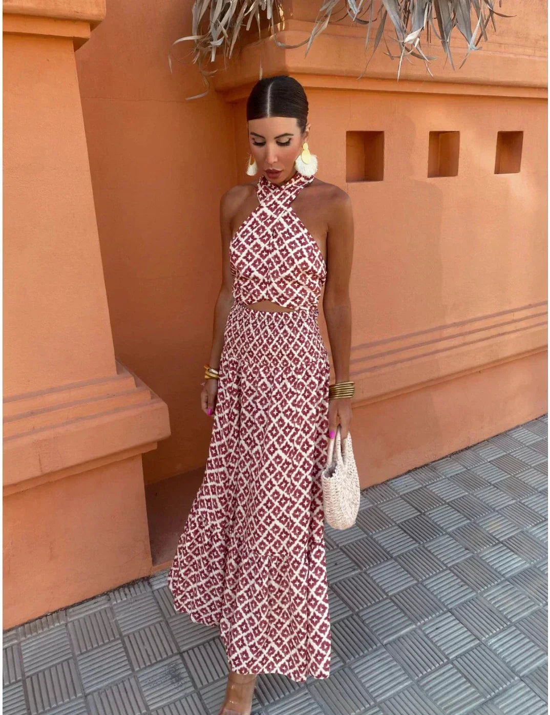Mickay™ | Stylish Off-Shoulder Midi Dress for Women