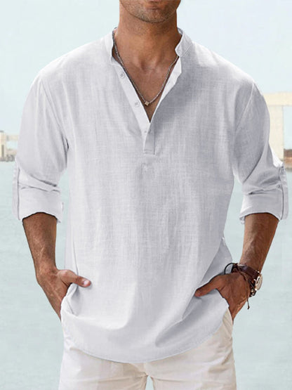 Oliver™ | Breathable Linen Shirt